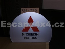 Nápis MISUBISHI MOTORS
